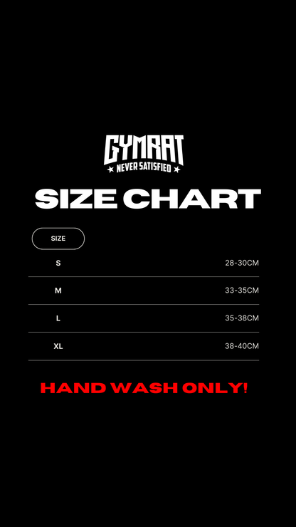 Gymrat sizechart